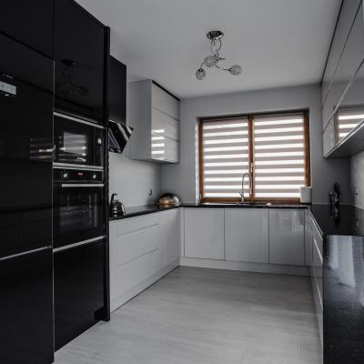 Czerń i biel w kuchni
